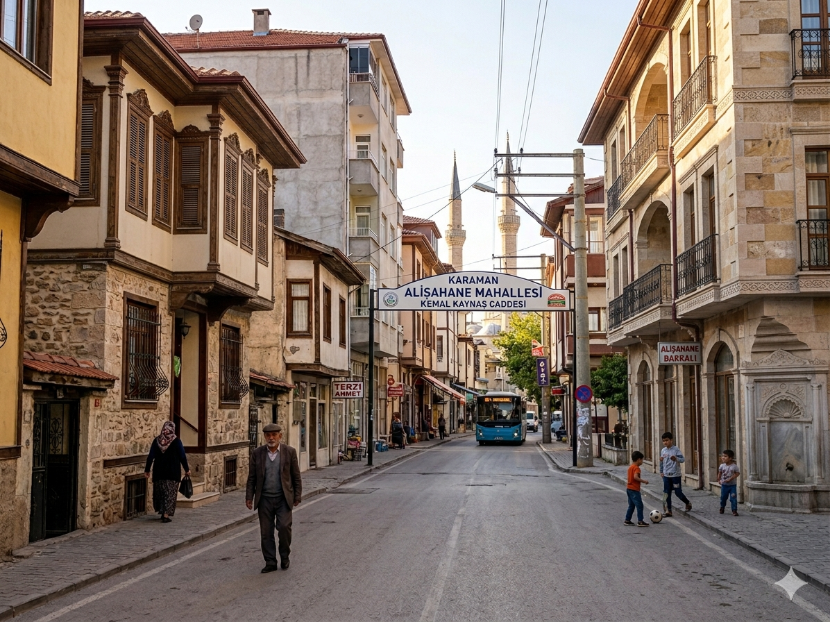 Karaman Alişahane Mahallesi 4+1 Satılık & Kiralık Daireler