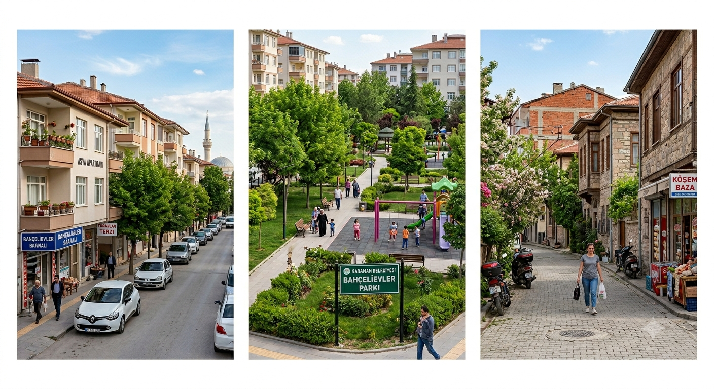 Karaman Bahçelievler Mahallesi 4+1 Satılık & Kiralık Daireler